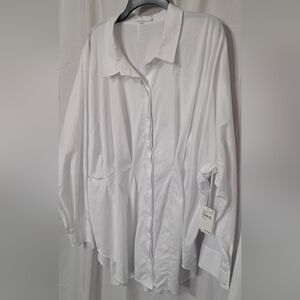 Good American Crisp White Dress Shirt